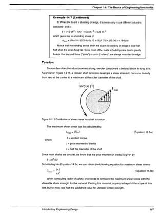 Ch14the basics of_engineering_mechanics | PDF