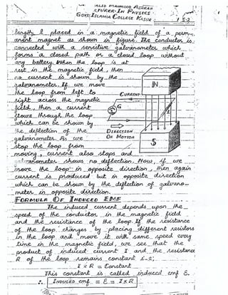 Electromagnetic Induction 1 Pdf Pdf