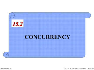 CONCURRENCY 15.2 