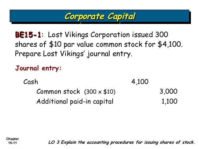 Journal entries for incentive stock options