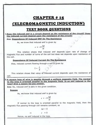 Electromagnetic Induction - 2 (PDF) | PDF
