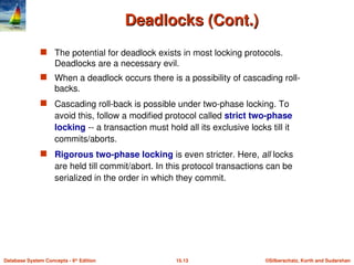 Comprehensive Overview of Concurrency Control in Database Systems | PPT