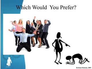 Which Would You Prefer?




                      Krietner/Kinicki, 2009
 