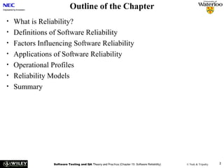 Ch15 software reliability | PPT