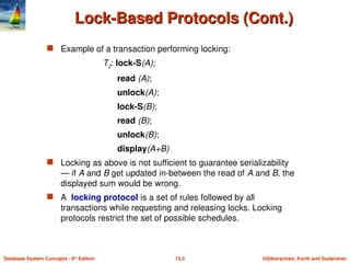 chapter 15 concurrency control in database | PPT