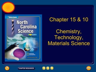 Chapter 15 & 10 Chemistry, Technology, Materials Science 