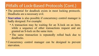 Starvation Example Transaction Comprehensive Guide to Concurrency Control in DBMS: Protocols and ...