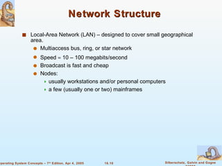 Chapter 16 - Distributed System Structures | PPT | Computer Networking ...