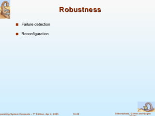 Chapter 16 - Distributed System Structures | PPT