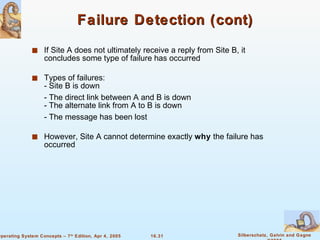 Chapter 16 - Distributed System Structures | PPT