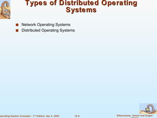 Chapter 16 - Distributed System Structures | PPT | Computer Networking ...