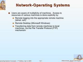 Chapter 16 - Distributed System Structures | PPT