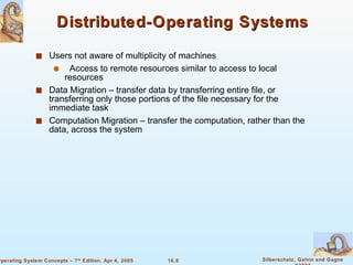 Chapter 16 - Distributed System Structures | PPT