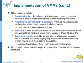 ch16.ppt virtual machine in operating systems | PPT