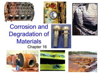 Corrosion and Degradation of Materials-chapter 16 | PPT