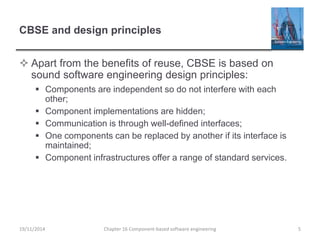 Ch16 - Component Based Software Engineering | PPTX