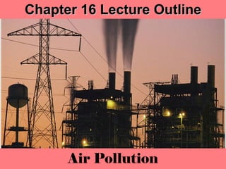 Chapter 16 Lecture Outline Air Pollution 