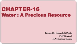Waree Precious Ch 16 Water A Precious Resources cl7.pptx