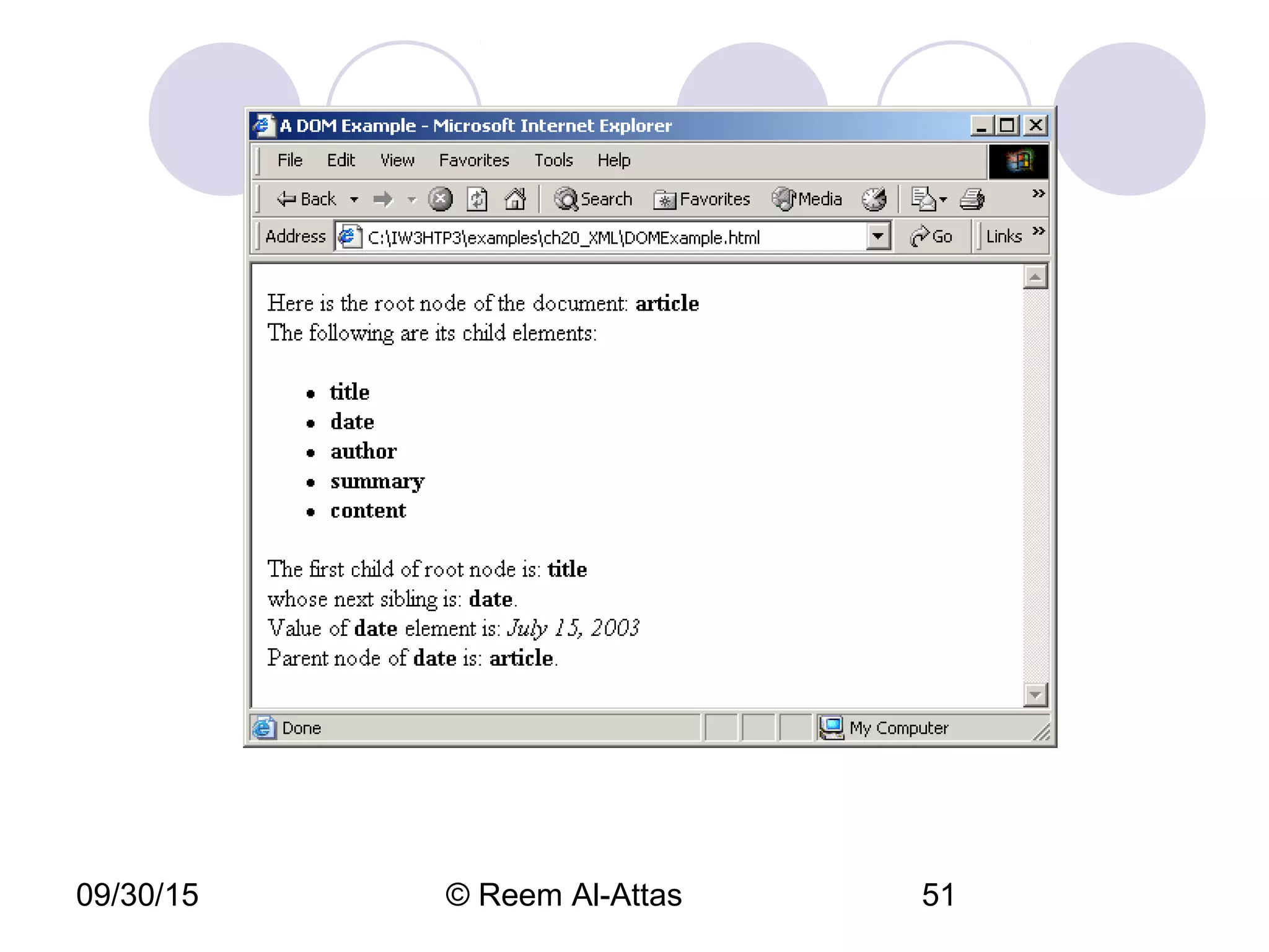 09/30/15 © Reem Al-Attas 51
 