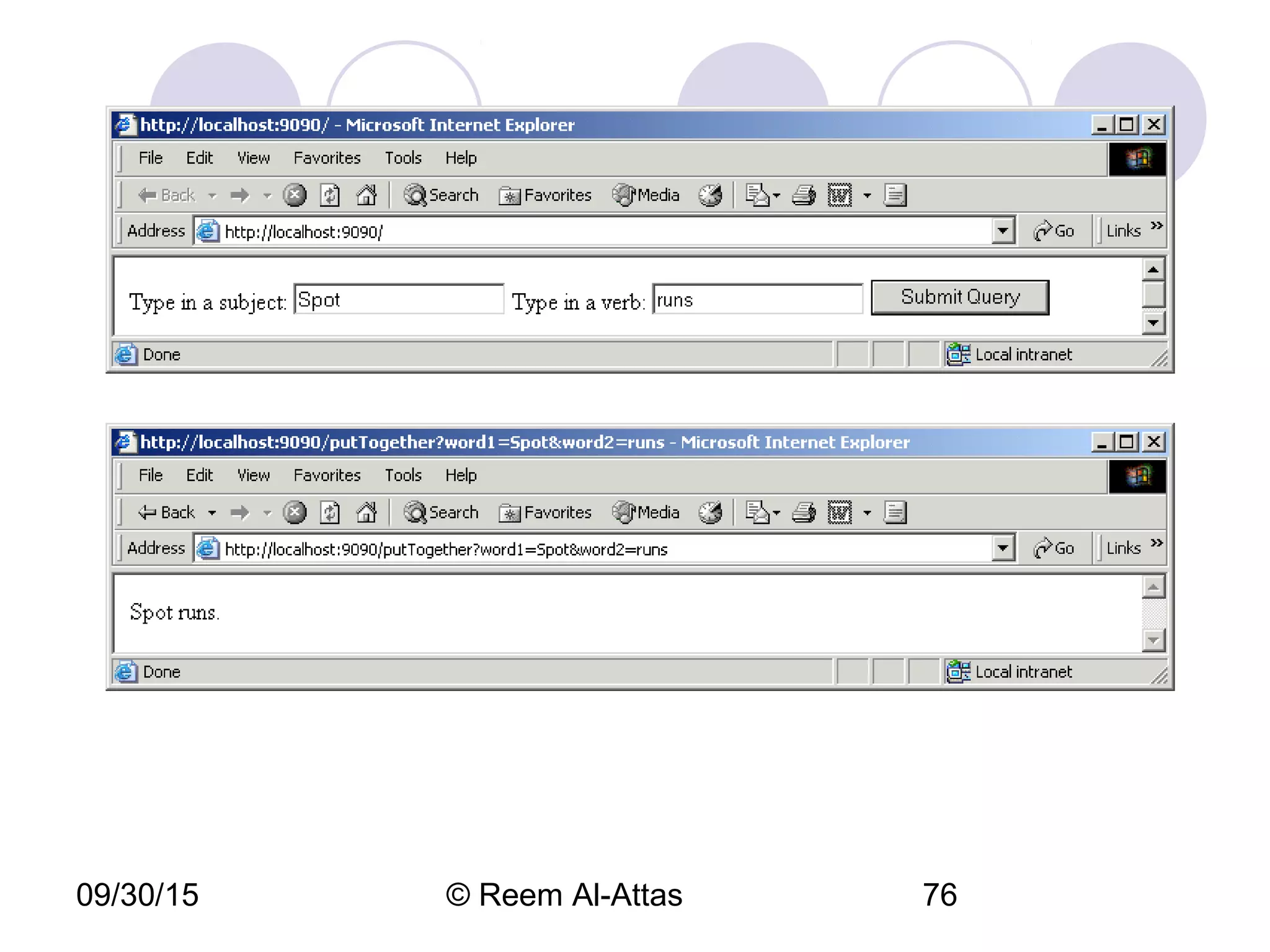 09/30/15 © Reem Al-Attas 76
 