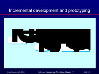 Incremental development and prototyping 