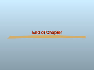 End of Chapter 