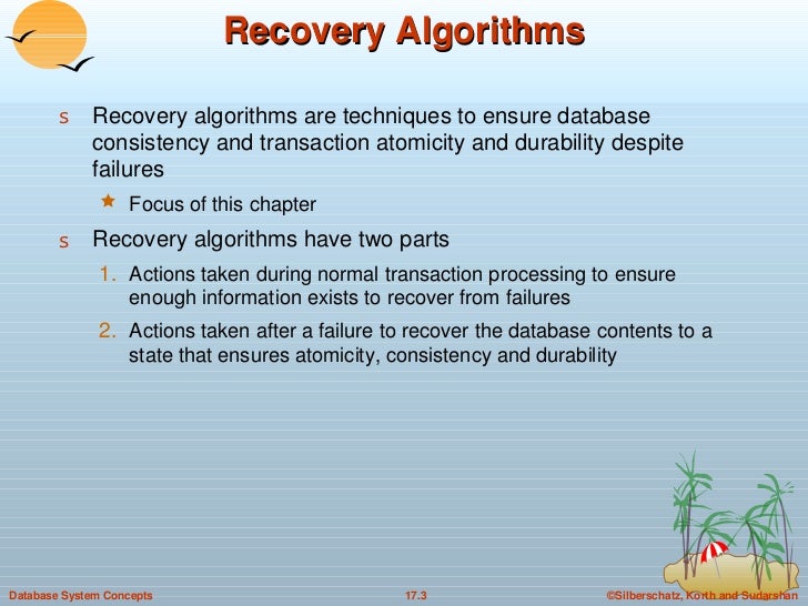 17. Recovery System in DBMS