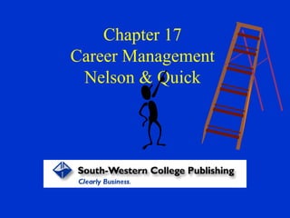 Chapter 17
Career Management
Nelson & Quick
 