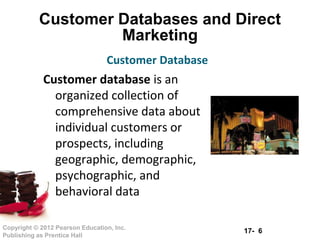 Ch 17.direct and online marketing building direct customer ...