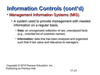 Ch 17 introduction to controlling Slide 31