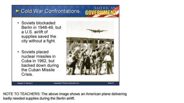 the concept of containment by the united states in the berlin airlift the korean war and the cuban m Key concepts chart (the cold war) key concept explanation extra information containment the attempt of one nation to block another nation from spreading its influence to other nations the united states attempts to stop the spread of communism during the cold war era marshall plan. the concept of containment by the united states in the berlin airlift the korean war and the cuban m Key concepts chart (the cold war) key concept explanation extra information containment the attempt of one nation to block another nation from spreading its influence to other nations the united states attempts to stop the spread of communism during the cold war era marshall plan.