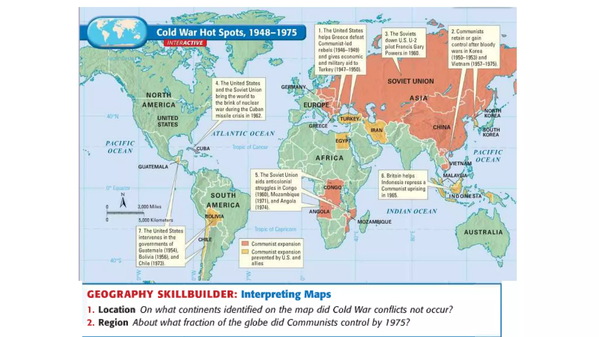 Fleeing Communist Control
These South Vietnamese refugees are fleeing their
country after communist forces took control in April
1975. Refugees who fled in small boats like this one
were known as “boat people.”
Vietnam Under the Communists
In the newly reunited Vietnam, the communist
victors imposed a harsh rule of their own on the
south. Hundreds of thousands of Vietnamese fled
their country, most in small boats. Many of these
“boat people” drowned. Survivors landed in refugee
camps in neighboring countries. Eventually, some
settled in the United States. Meanwhile, Vietnam
had to rebuild a land destroyed by war. Recovery
was slow due to a lack of resources and an
American-led embargo, or blockage of trade. For
years, the country remained mired in poverty.
Why might people choose to flee across the
open ocean in a small boat like this one?
 