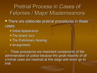 Ch 17 Pretrial Process Ppt