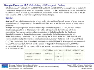 AP Chemistry Chapter 17 Sample Exercises | PPT