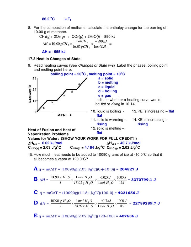 Ch17 Thermo Review Answers