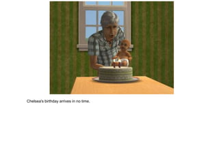 Chelsea's birthday arrives in no time.
 