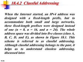 Chapter_18 Introduction to Network Layer | PDF