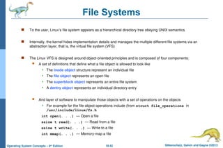 ch18 Operating System The Linux System C | PPT