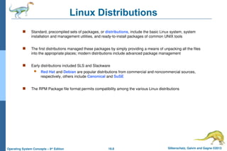ch18 Operating System The Linux System C | PPT