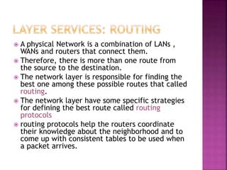 Sample Network Layer Question Routing Ch 18 intro to network layer - section 1 | PPTX