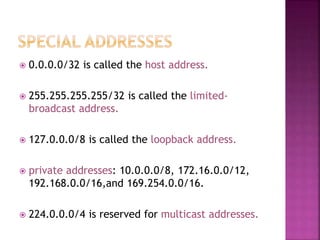 Ch 18 intro to network layer - section 4 | PPTX