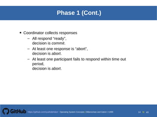 Operating System : Ch18 distributed coordination | PDF
