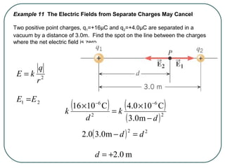 Conceptual Example 12 Symmetry and the
Electric Field
Point charges are fixes to the corners of a rectangle in two
differe...
