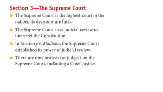 Ch18 Judicial Branch