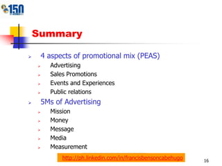 Focusing on the advertising objectives