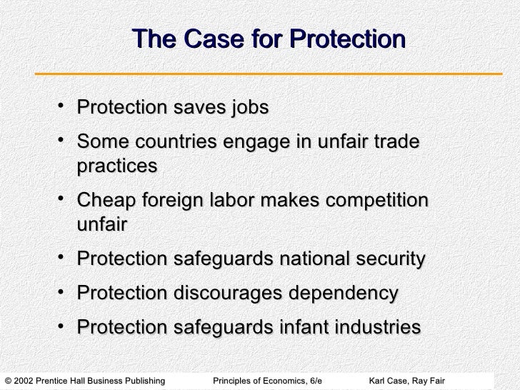 What are the arguments for protectionism picture
