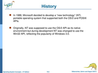 ch19 Operating Systems Window 7 related Concepts | PPT