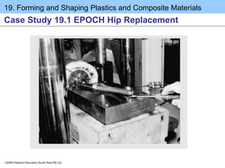 19. Forming and Shaping Plastics and Composite Materials
2005 Pearson Education South Asia Pte Ltd
Case Study 19.1 EPOCH Hip Replacement
 