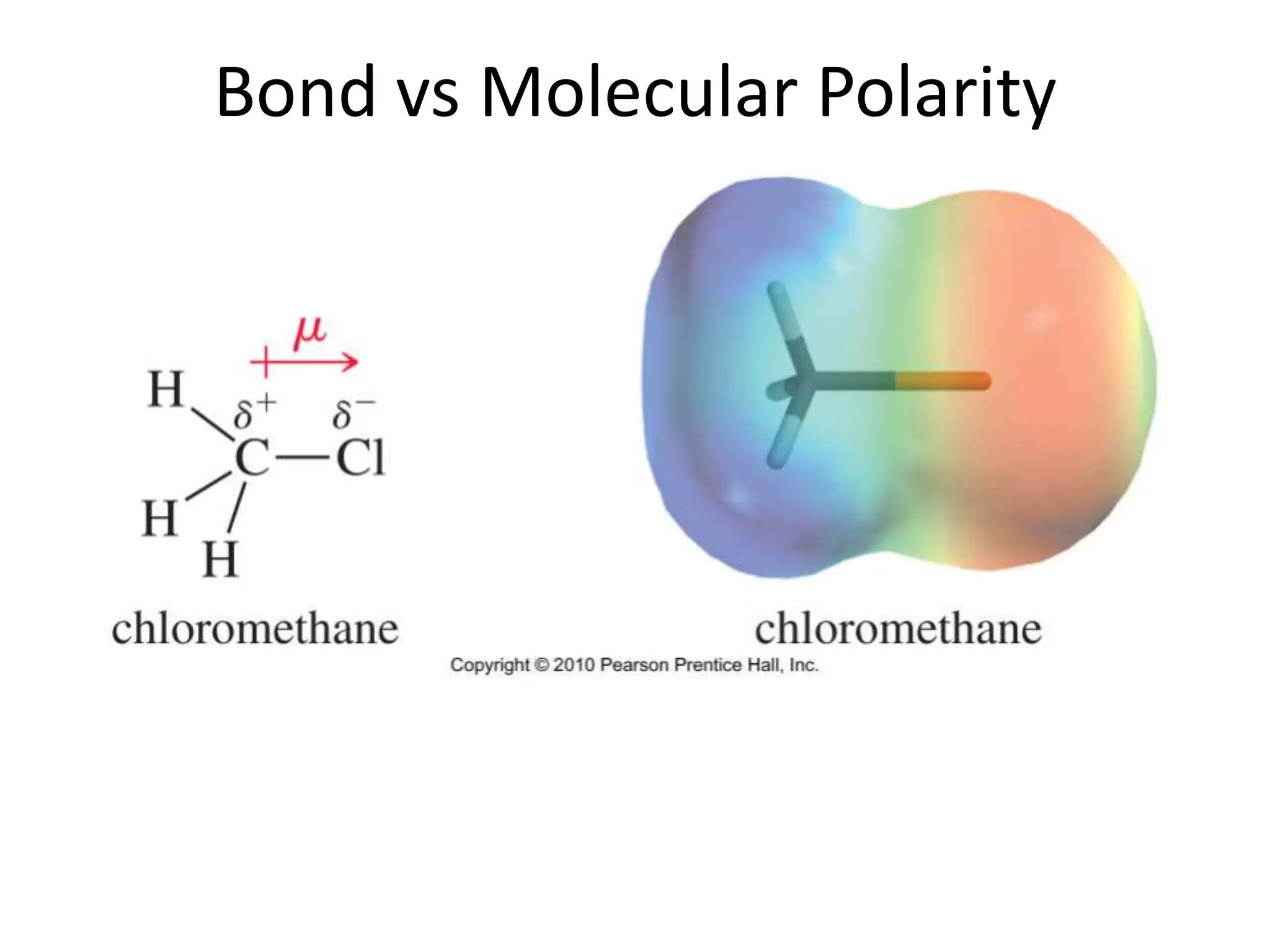 Bond vs Molecular Polarity