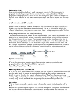 Ch1 delays, loss, and throughput l5 | PDF